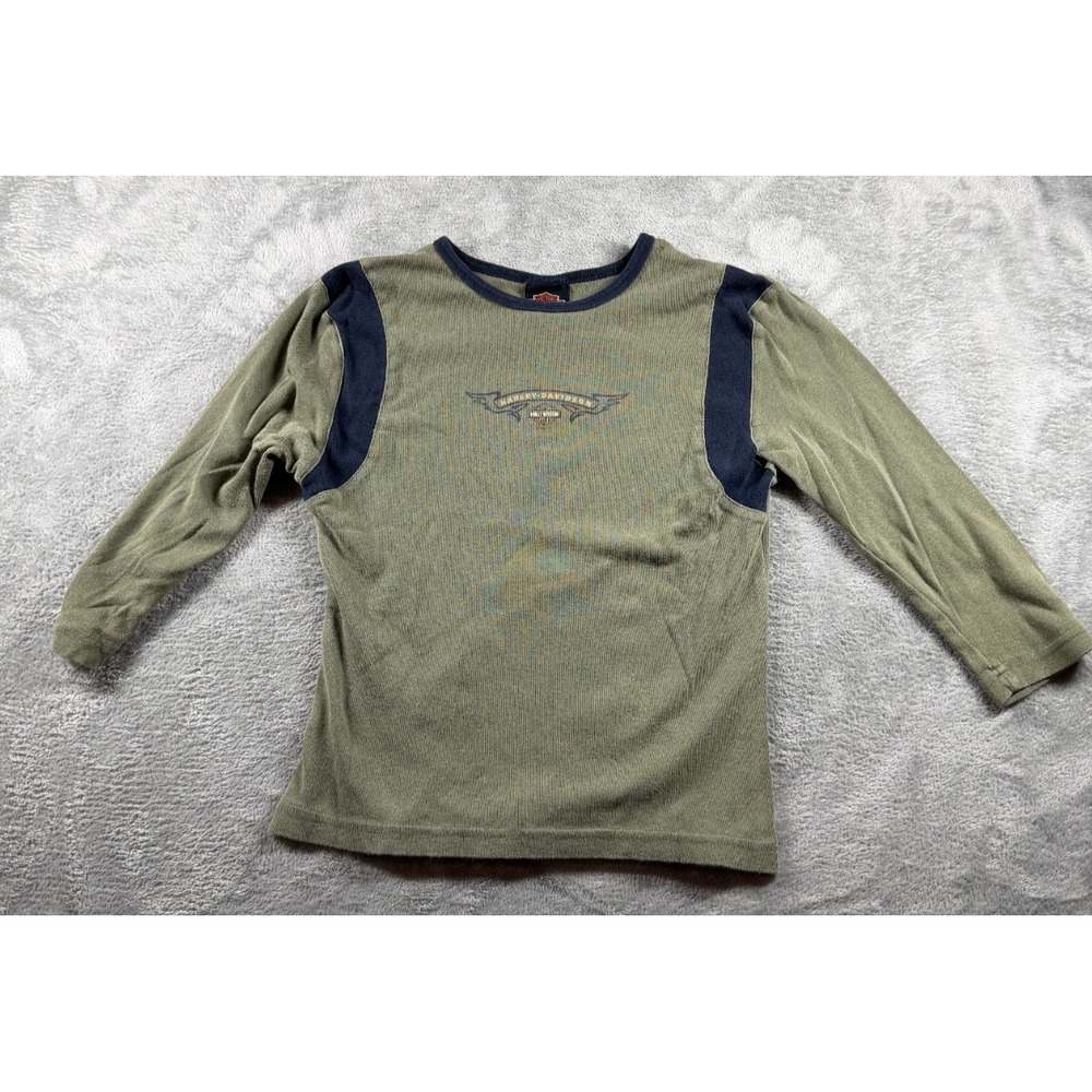Harley Davidson Womens XS Hacienda Las Vegas Shirt Long Sleeve